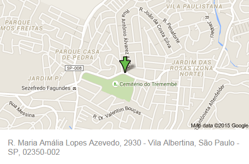 Av. Mª Amalia Lopes de Azevedo, 2930, Jardim Tremembé, cep: 02350-002